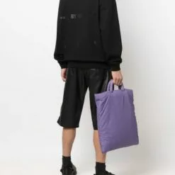 ( New Season ) MCQ Chest Logo-print Sweatshirt In 1000 BLACK - Sweatshirts -MCQ store online 17783299 37381220 600