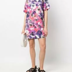 ( New Season ) MCQ Tie Dye Silk T-shirt Dress In 5040 PURPLE PRESSED - Day Dresses 8 ( New Season ) MCQ Tie Dye Silk T-shirt Dress In 5040 PURPLE PRESSED - Day Dresses -MCQ store online 17785984 37642907 600