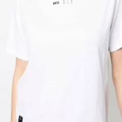 ( New Season ) MCQ Logo-print Cotton T-shirt In 9000 OPTIC WHITE - T-shirts & Jerseys -MCQ store online 17786567 37642935 600
