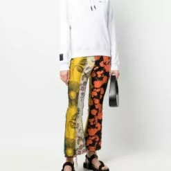 ( New Season ) MCQ Logo-print Cotton Hoodie In 9000 OPTIC WHITE - Hoodies -MCQ store online 17786568 37645034 600