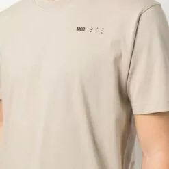 ( New Season ) MCQ Embroidered Logo Short-sleeve T-shirt In 2006 Wild Mushroom - T-Shirts -MCQ store online 17794834 37362387 600