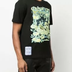 ( New Season ) MCQ Graphic-print Cotton T-shirt In 1000 DARKEST BLACK - T-Shirts -MCQ store online 17838131 37750253 600
