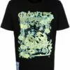 ( New Season ) MCQ Graphic-print Cotton T-shirt In 1000 DARKEST BLACK - T-Shirts
