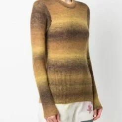 ( New Season ) MCQ Stripe Pattern Jumper In 7001 RUNNY YOLK - Jumpers -MCQ store online 17851406 37706931 600