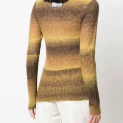 ( New Season ) MCQ Stripe Pattern Jumper In 7001 RUNNY YOLK - Jumpers -MCQ store online 17851406 37707406 600