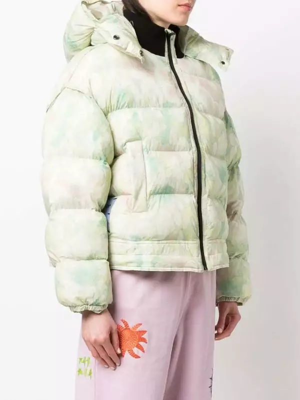 ( New Season ) MCQ Tie-dye Padded Jacket In 3005 MINT MOTTLED - Puffer Jackets 5 ( New Season ) MCQ Tie-dye Padded Jacket In 3005 MINT MOTTLED - Puffer Jackets - Image 3