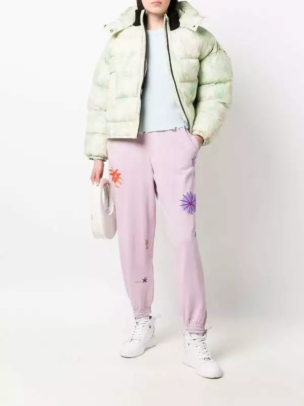 ( New Season ) MCQ Tie-dye Padded Jacket In 3005 MINT MOTTLED - Puffer Jackets 4 ( New Season ) MCQ Tie-dye Padded Jacket In 3005 MINT MOTTLED - Puffer Jackets - Image 2