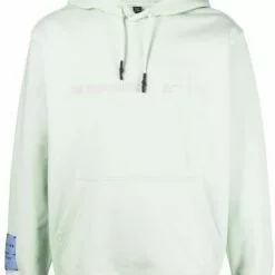 ( New Season ) MCQ Logo-patch Drawstring Hoodie In 3215 GREEN - Hoodies