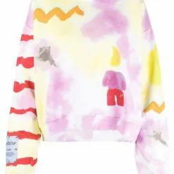( New Season ) MCQ Grow Up Watercolour-paint Sweatshirt In 7210 MULTICOLOR - Sweatshirts