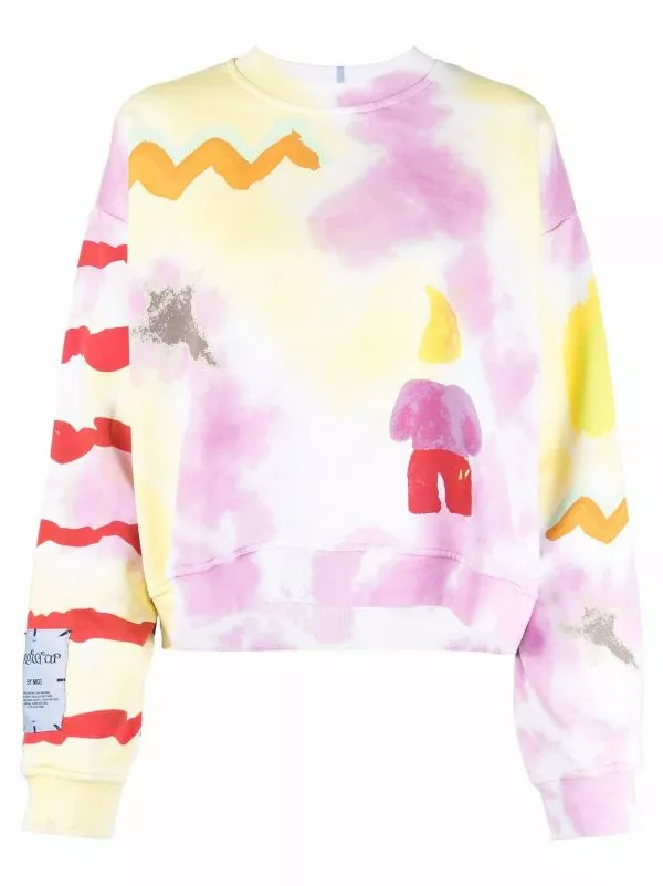( New Season ) MCQ Grow Up Watercolour-paint Sweatshirt In 7210 MULTICOLOR - Sweatshirts 3 ( New Season ) MCQ Grow Up Watercolour-paint Sweatshirt In 7210 MULTICOLOR - Sweatshirts