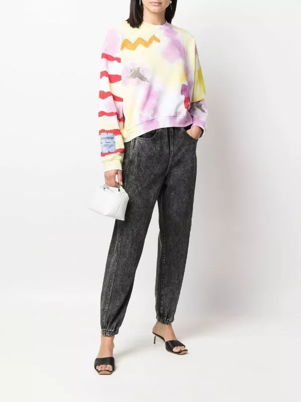 ( New Season ) MCQ Grow Up Watercolour-paint Sweatshirt In 7210 MULTICOLOR - Sweatshirts 4 ( New Season ) MCQ Grow Up Watercolour-paint Sweatshirt In 7210 MULTICOLOR - Sweatshirts - Image 2