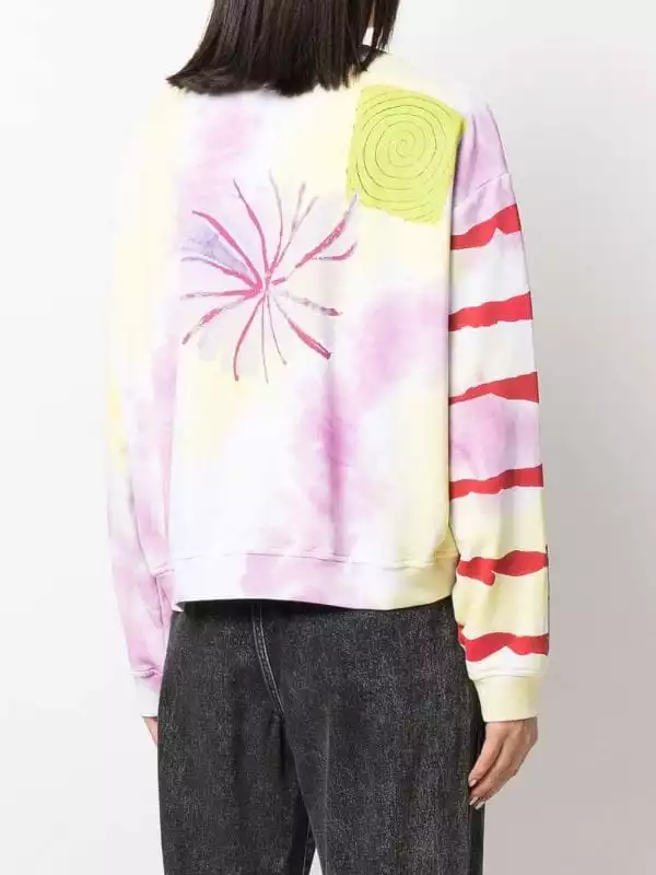 ( New Season ) MCQ Grow Up Watercolour-paint Sweatshirt In 7210 MULTICOLOR - Sweatshirts 6 ( New Season ) MCQ Grow Up Watercolour-paint Sweatshirt In 7210 MULTICOLOR - Sweatshirts - Image 4
