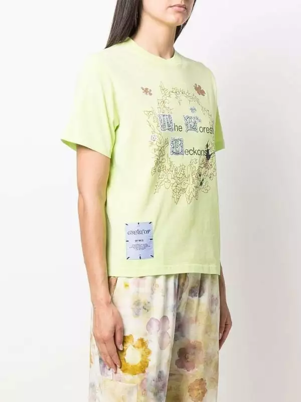 ( New Season ) MCQ Grow Up Graphic-print T-shirt In 3309 VERDE - T-shirts & Jerseys 5 ( New Season ) MCQ Grow Up Graphic-print T-shirt In 3309 VERDE - T-shirts & Jerseys - Image 3