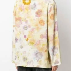( New Season ) MCQ Floral-print Wide-sleeve Shirt In 7042 MULTICOLOR - Shirts -MCQ store online 17874058 37796297 600