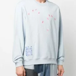 ( New Season ) MCQ Striae Hand-embroidered Sweatshirt In 4138 BLUE - Sweatshirts 9 ( New Season ) MCQ Striae Hand-embroidered Sweatshirt In 4138 BLUE - Sweatshirts -MCQ store online 17899101 38145431 600