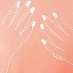 ( New Season ) MCQ Hands-print T-shirt In 6305 CORAL - T-shirts & Jerseys -MCQ store online 17903790 37965894 600