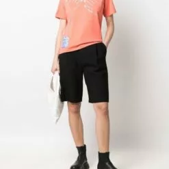 ( New Season ) MCQ Hands-print T-shirt In 6305 CORAL - T-shirts & Jerseys -MCQ store online 17903790 37965895 600