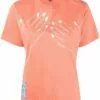 ( New Season ) MCQ Hands-print T-shirt In 6305 CORAL - T-shirts & Jerseys -MCQ store online 17903790 37965898 600