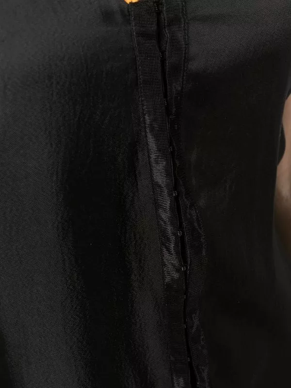 ( New Season ) MCQ Logo-patch Eyelet-detail Midi Dress In 1000 DARKEST BLACK - Day Dresses 7 ( New Season ) MCQ Logo-patch Eyelet-detail Midi Dress In 1000 DARKEST BLACK - Day Dresses - Image 5