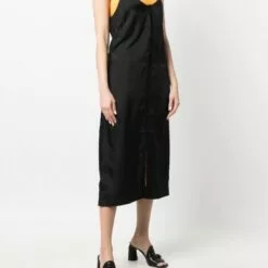 ( New Season ) MCQ Logo-patch Eyelet-detail Midi Dress In 1000 DARKEST BLACK - Day Dresses 9 ( New Season ) MCQ Logo-patch Eyelet-detail Midi Dress In 1000 DARKEST BLACK - Day Dresses -MCQ store online 17912456 38145944 600