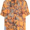 ( New Season ) MCQ Hyper Print Shirt In 6509 HYPER ORANGE - Shirts -MCQ store online 17913980 37899684 600