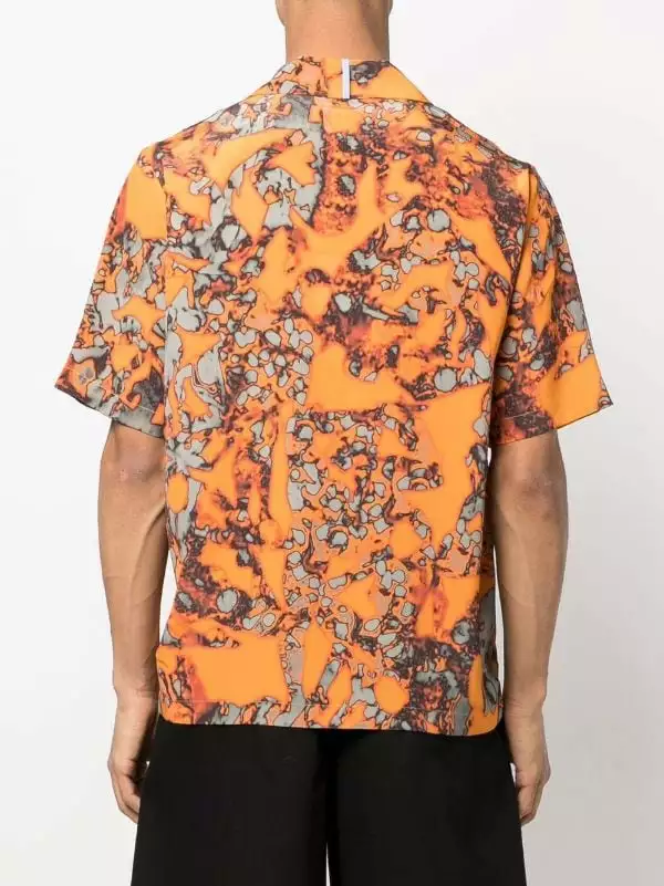 ( New Season ) MCQ Hyper Print Shirt In 6509 HYPER ORANGE - Shirts 6 ( New Season ) MCQ Hyper Print Shirt In 6509 HYPER ORANGE - Shirts - Image 4