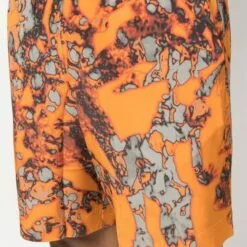 ( New Season ) MCQ Hyper Print Shorts In 6509 HYPER ORANGE - Track & Running Shorts -MCQ store online 17916091 38003811 600