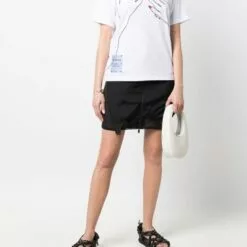 ( New Season ) MCQ Hands-print T-shirt In 9000 WHITE - T-shirts & Jerseys -MCQ store online 17979701 38119564 600