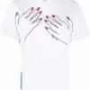 ( New Season ) MCQ Hands-print T-shirt In 9000 WHITE - T-shirts & Jerseys -MCQ store online 17979701 38232582 600