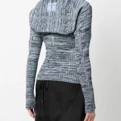 ( New Season ) MCQ Melange-knit Jumper In 4621 BLUE - Jumpers -MCQ store online 17981089 38119609 600