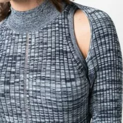 ( New Season ) MCQ Melange-knit Jumper In 4621 BLUE - Jumpers -MCQ store online 17981089 38119637 600