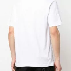 ( New Season ) MCQ Embroidered-hands Cotton T-shirt In 9000 WHITE - T-Shirts -MCQ store online 18016092 38875973 600
