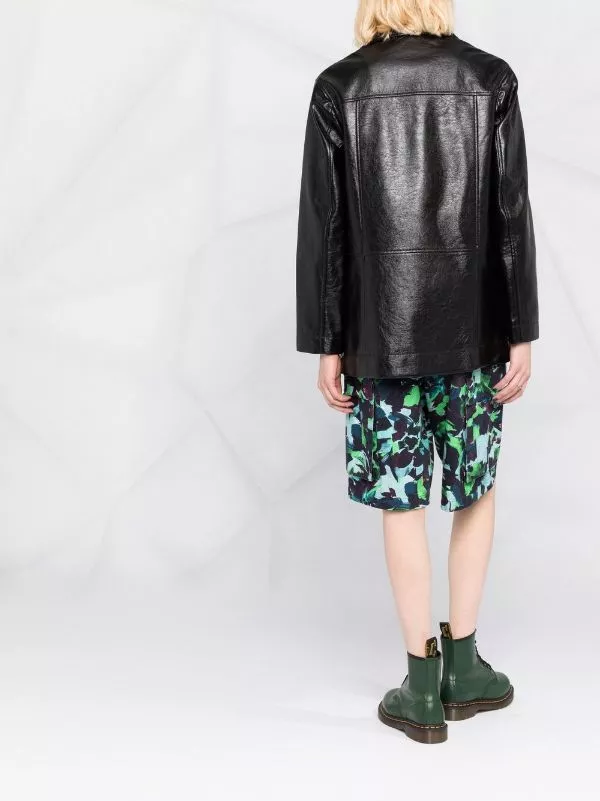 ( New Season ) MCQ Faux-leather Coat In 1000 BLACK - Single Breasted Coats 6 ( New Season ) MCQ Faux-leather Coat In 1000 BLACK - Single Breasted Coats - Image 4