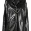 ( New Season ) MCQ Faux-leather Coat In 1000 BLACK - Single Breasted Coats 2 ( New Season ) MCQ Faux-leather Coat In 1000 BLACK - Single Breasted Coats -MCQ store online 18078576 38679202 600