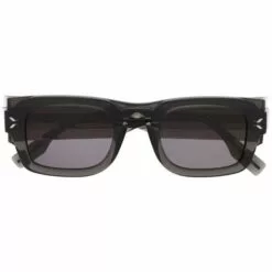 ( New Season ) MCQ Tinted Square-frame Sunglasses In 004 GREY GREY SMOKE -
