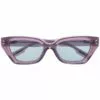 ( New Season ) MCQ Cat-eye Tinted Sunglasses In 003 VIOLET VIOLET GREY -