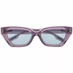 ( New Season ) MCQ Cat-eye Tinted Sunglasses In 003 VIOLET VIOLET GREY -
