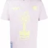 ( New Season ) MCQ Graphic-print Cotton T-shirt In 6004 PINK - T-Shirts