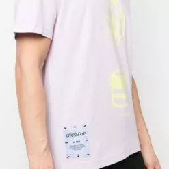 ( New Season ) MCQ Graphic-print Cotton T-shirt In 6004 PINK - T-Shirts -MCQ store online 18135269 39012745 600