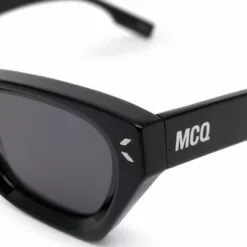 ( New Season ) MCQ Cat-eye Tinted Sunglasses In 001 BLACK BLACK SMOKE - -MCQ store online 18135340 38579203 600