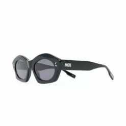 ( New Season ) MCQ Matte Cat-eye Sunglasses In 001 BLACK BLACK SMOKE - -MCQ store online 18135341 38555787 600