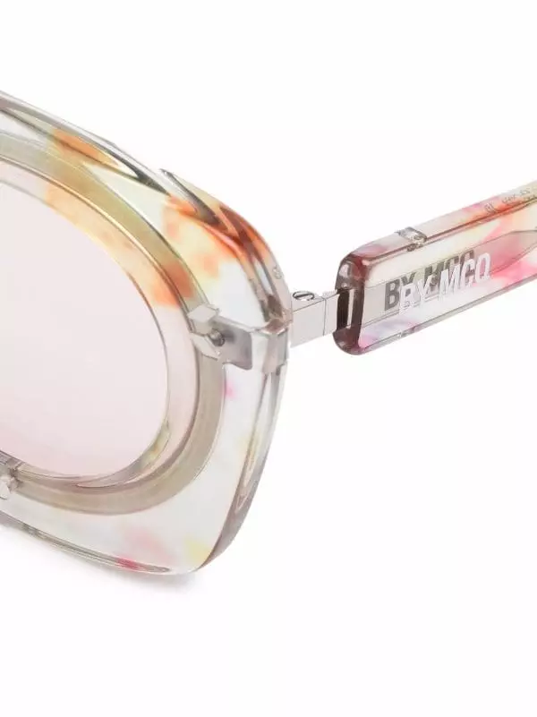 ( New Season ) MCQ Transparent Round-frame Sunglasses In 002 CRYSTAL CRYSTAL PINK - 5 ( New Season ) MCQ Transparent Round-frame Sunglasses In 002 CRYSTAL CRYSTAL PINK - - Image 3