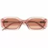 ( New Season ) MCQ Octagonal Slim Sunglasses In 004 PINK PINK BROWN - 1 ( New Season ) MCQ Octagonal Slim Sunglasses In 004 PINK PINK BROWN - -MCQ store online 18135348 38554997 600