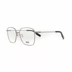 ( New Season ) MCQ MQ0353 Square-frame Glasses In 003 RUTHENIUM RUTHENIUM TRANSPARENT - Glasses & Frames -MCQ store online 18172028 38746578 600